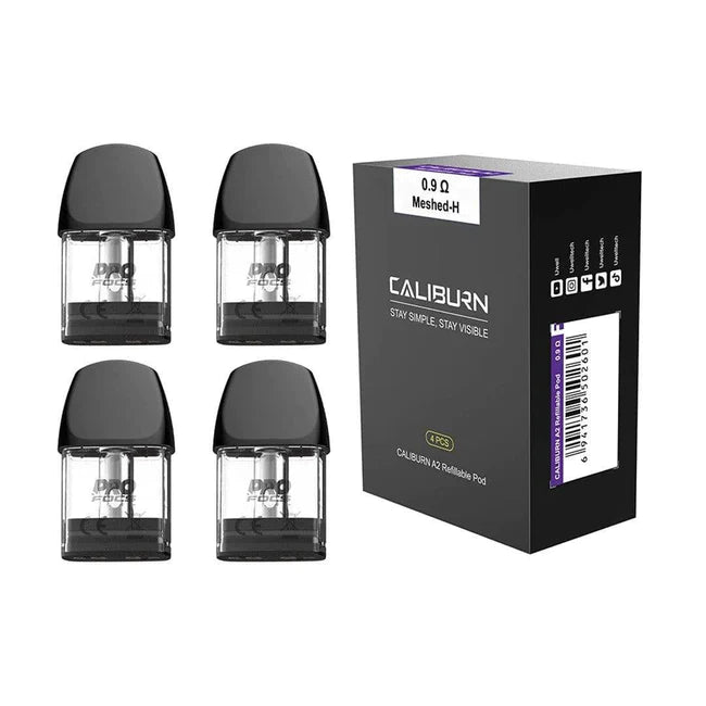 Uwell Caliburn A2 Replacement Pod - 4Pack - Vape wholesale supplies